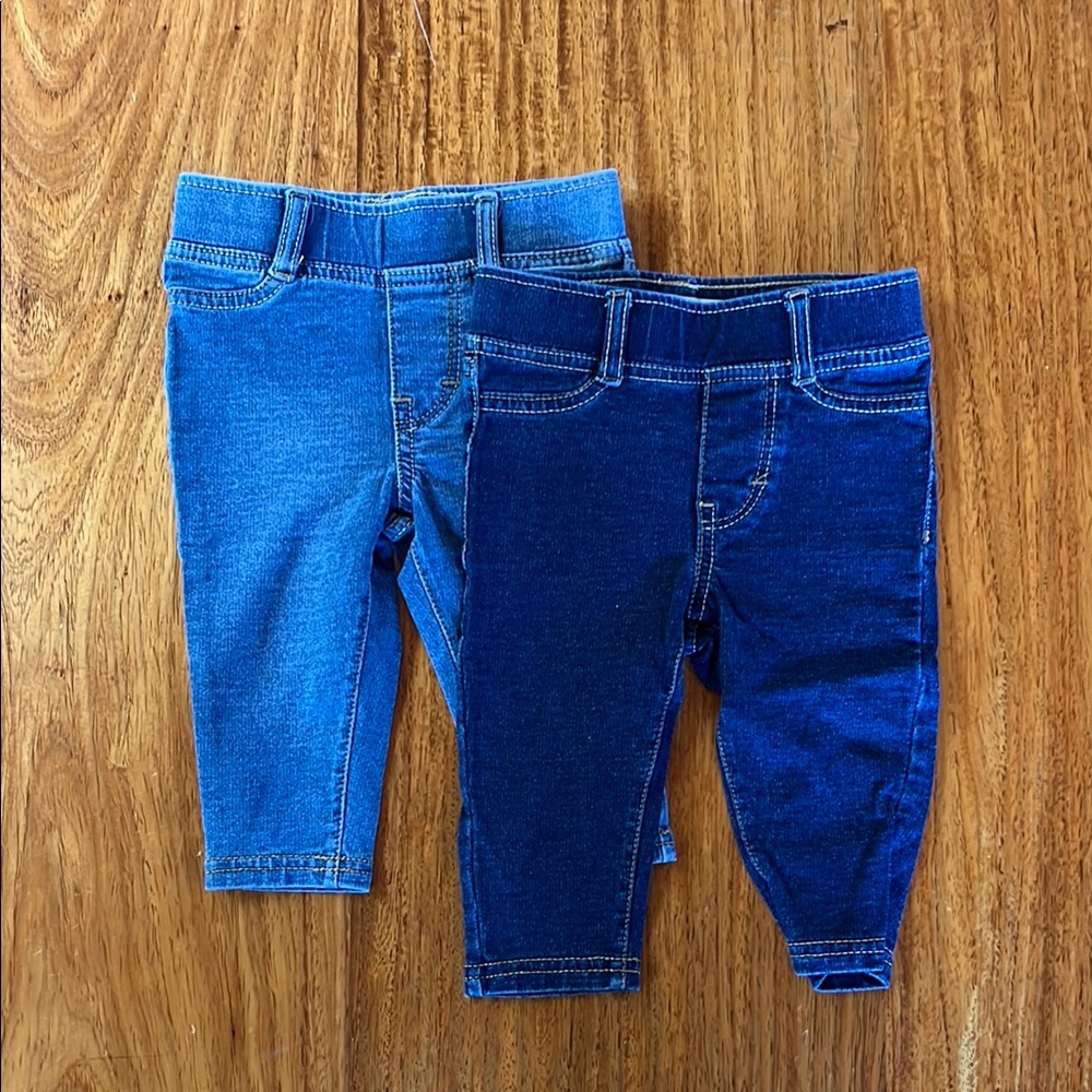 Levi’s baby Denim Jeans Set - Light Blue and Dark Blue